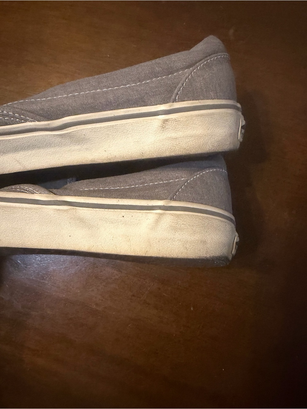 Vans Slip-On Canvas Loafers in Gray size 11.5 - Picture 7 of 14
